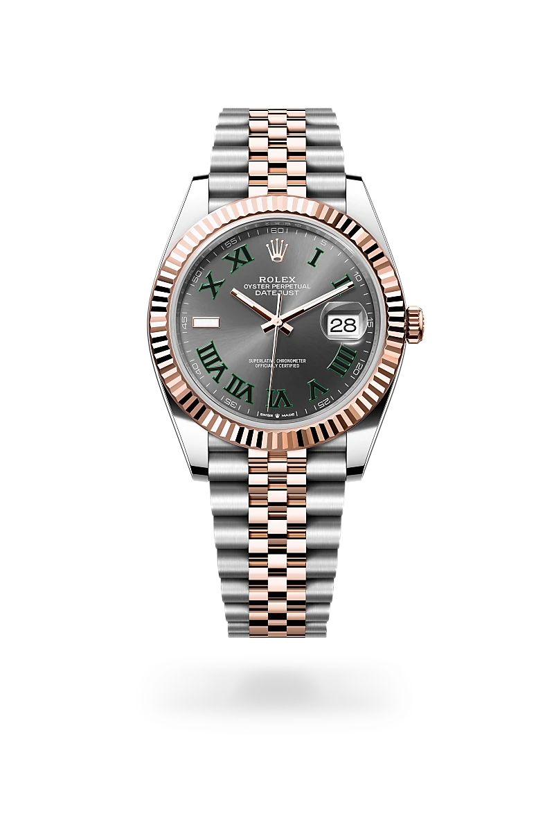 Rolex Datejust 41, Rolesor Everose – połączenie stali Oystersteel z różowym złotem Everose, M126331-0016 - W.KRUK