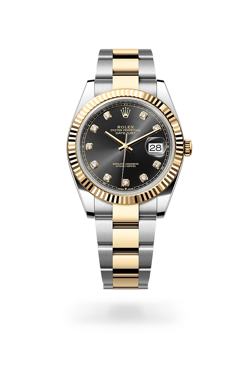 Rolex Datejust 41, Żółty Rolesor – połączenie stali Oystersteel z żółtym złotem, M126333-0005 - W.KRUK