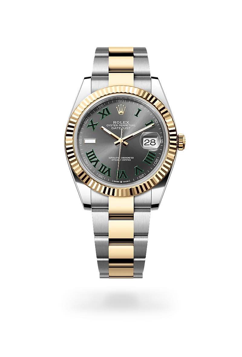 Rolex Datejust 41, Żółty Rolesor – połączenie stali Oystersteel z żółtym złotem, M126333-0019 - W.KRUK