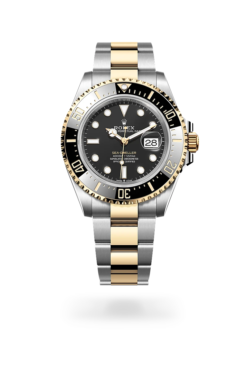 Rolex Sea-Dweller, Żółty Rolesor – połączenie stali Oystersteel z żółtym złotem, M126603-0001 - W.KRUK