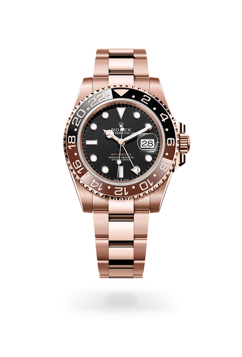 Rolex GMT-Master II, 18-karatowe różowe złoto Everose, M126715CHNR-0001 - W.KRUK