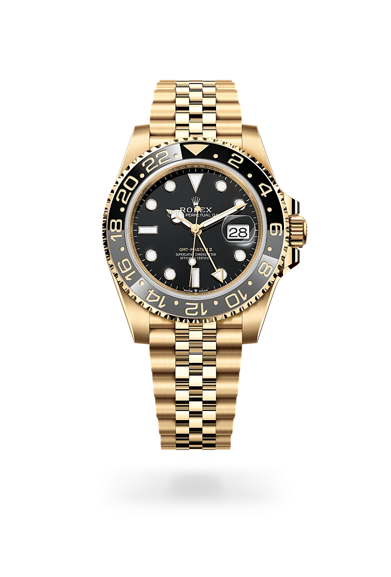 Rolex GMT-Master II, 18-karatowe żółte złoto, M126718GRNR-0001 - W.KRUK