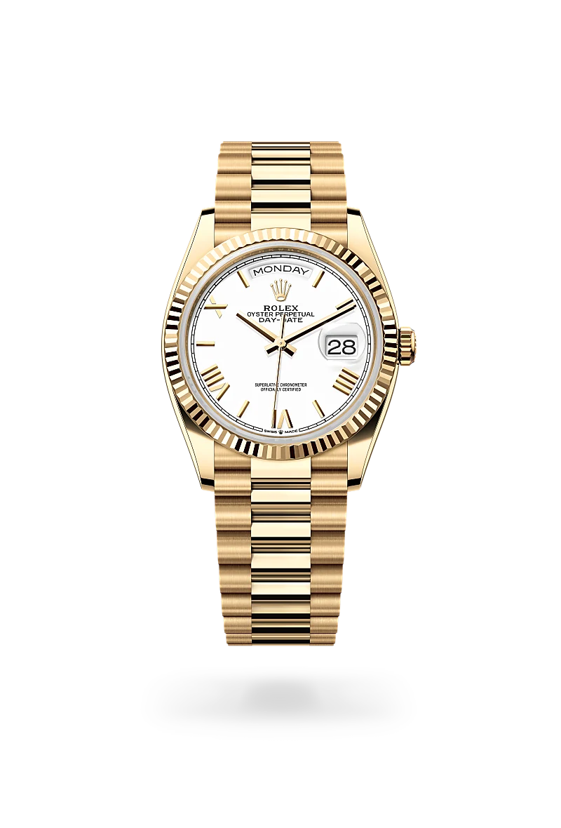 Rolex Day-Date 36, 18-karatowe żółte złoto, M128238-0113 - W.KRUK