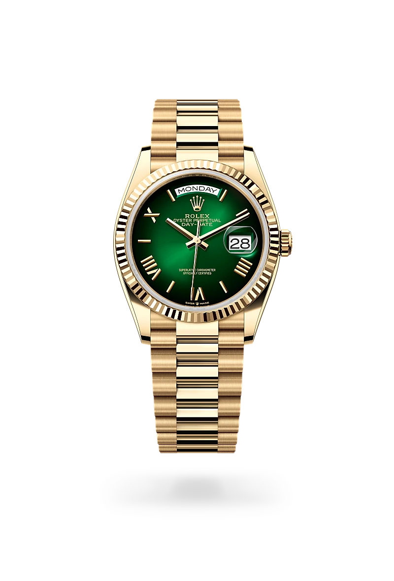 Rolex Day-Date 36, 18-karatowe żółte złoto, M128238-0118 - W.KRUK