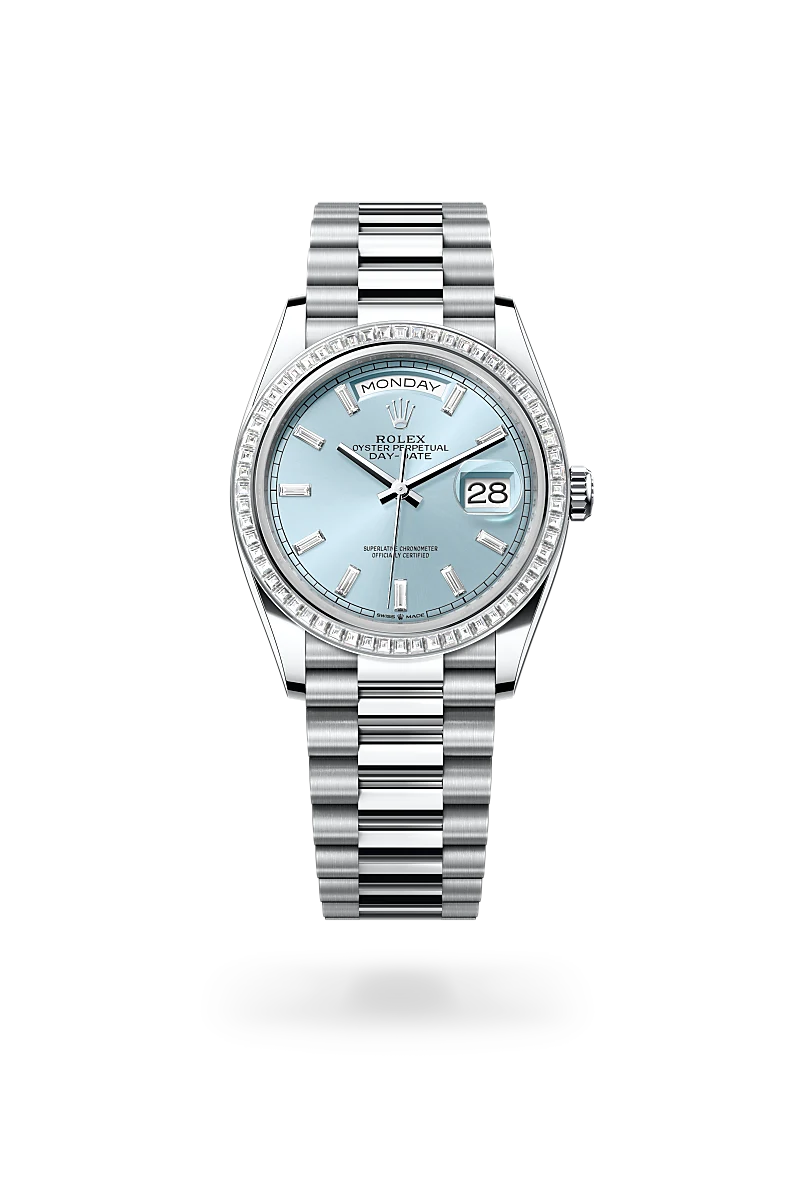 Rolex Day-Date 36, Platyna, M128396TBR-0003 - W.KRUK