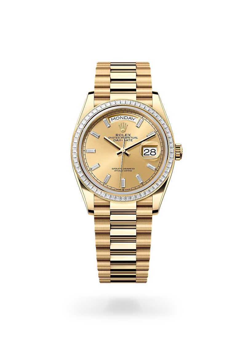 Rolex Day-Date 36, 18-karatowe żółte złoto, M128398TBR-0037 - W.KRUK