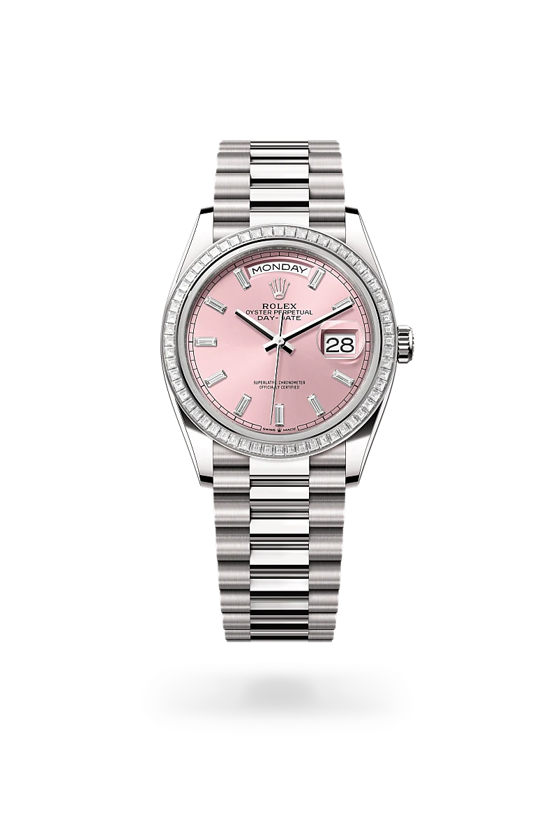 Rolex Day-Date 36, 18-karatowe białe złoto, M128399TBR-0029 - W.KRUK