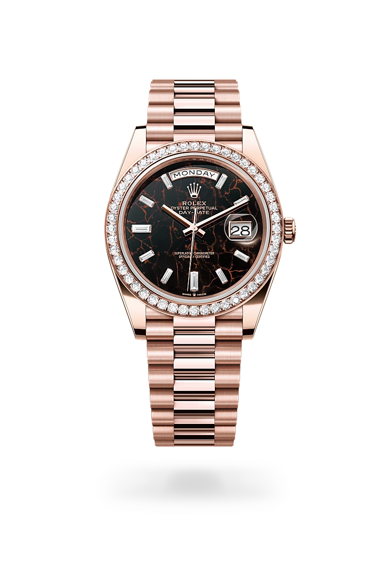 Rolex Day-Date 40, 18-karatowe różowe złoto Everose, M228345RBR-0016 - W.KRUK