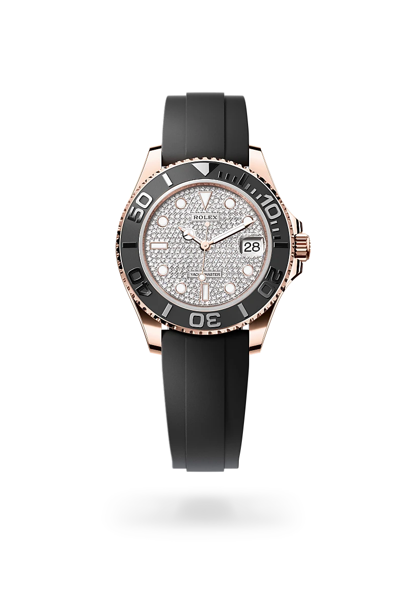 Rolex Yacht-Master 37, 18-karatowe różowe złoto Everose, M268655-0019 - W.KRUK