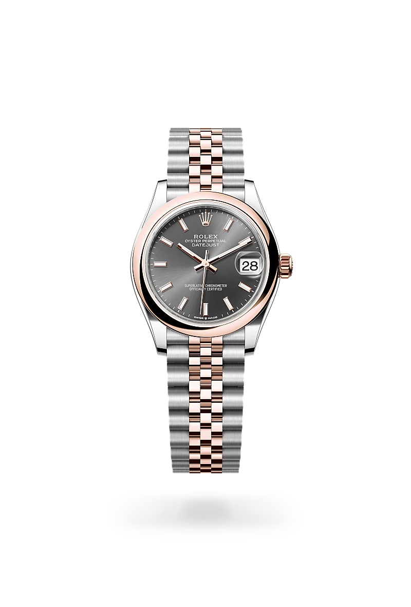 Rolex Datejust 31, Rolesor Everose – połączenie stali Oystersteel z różowym złotem Everose, M278241-0018 - W.KRUK