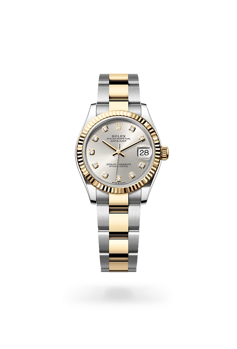 Rolex Datejust 31, Żółty Rolesor – połączenie stali Oystersteel z żółtym złotem, M278273-0019 - W.KRUK