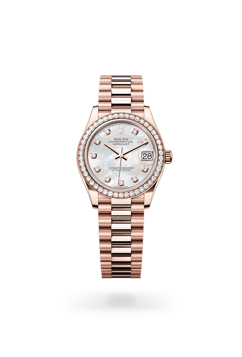 Rolex Datejust 31, 18-karatowe różowe złoto Everose, M278285RBR-0005 - W.KRUK