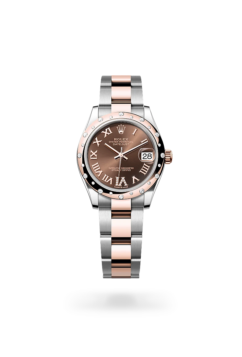 Rolex Datejust 31, Rolesor Everose – połączenie stali Oystersteel z różowym złotem Everose, M278341RBR-0003 - W.KRUK