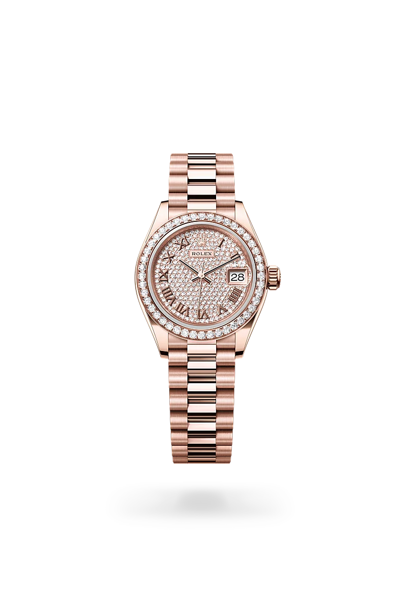Rolex Lady-Datejust, 18-karatowe różowe złoto Everose, M279135RBR-0021 - W.KRUK