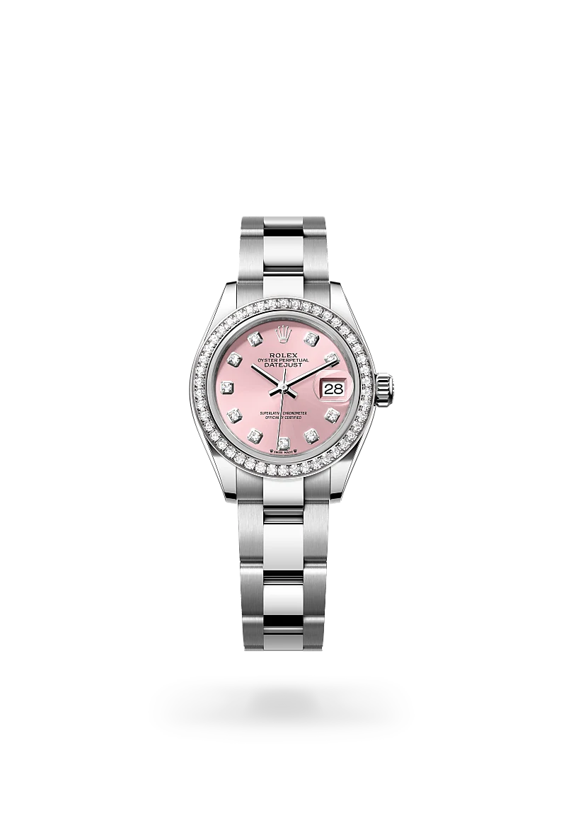 Rolex Lady-Datejust, Biały Rolesor – połączenie stali Oystersteel z białym złotem, M279384RBR-0004 - W.KRUK