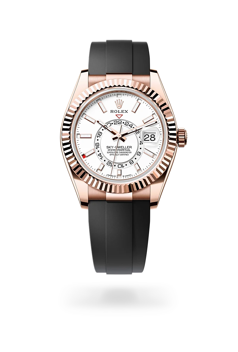 Rolex Sky-Dweller, 18-karatowe różowe złoto Everose, M336235-0003 - W.KRUK