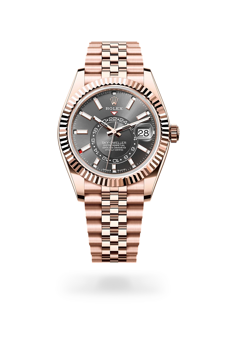 Rolex Sky-Dweller, 18-karatowe różowe złoto Everose, M336935-0008 - W.KRUK