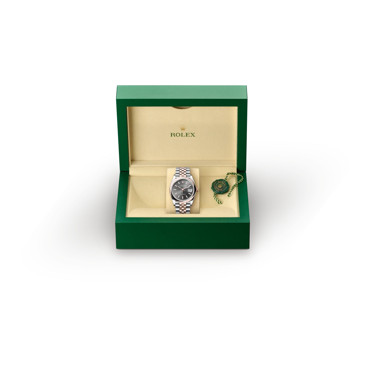 Rolex Datejust 36, Rolesor Everose – połączenie stali Oystersteel z różowym złotem Everose, M126201-0013 - W.KRUK