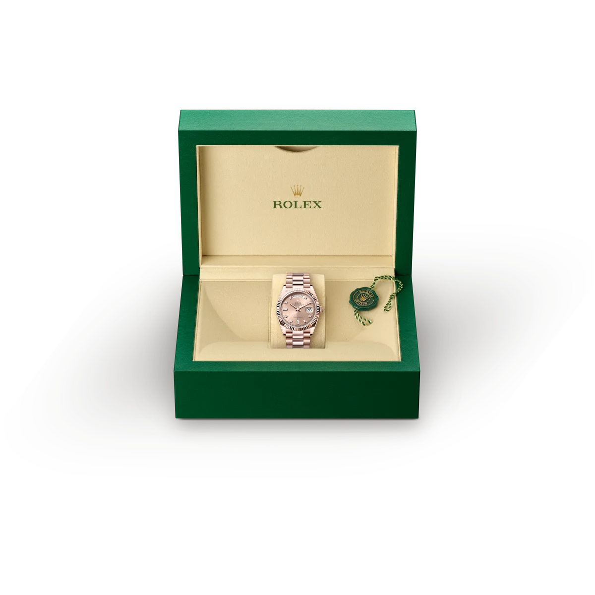 Rolex Day-Date 36, 18-karatowe różowe złoto Everose, M128235-0009 - W.KRUK